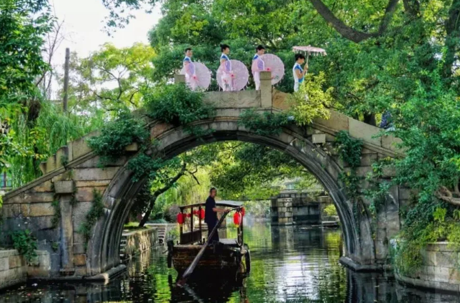 黎里古桥，落影成诗